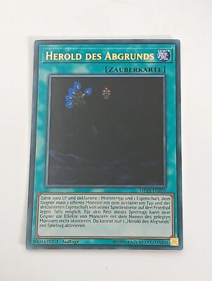 Yu-Gi-Oh Einzelkarte Herold des Abgrunds bespielt