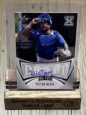 2021 Leaf Draft Baseball Victor Mesia XRC Auto Toronto Blue Jays