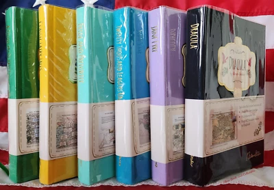 NEW Dracula Jane Eyre Verne Doyle Austen Grimm Cloth Bound Hardcover Set of 6 - Image 1 of 4