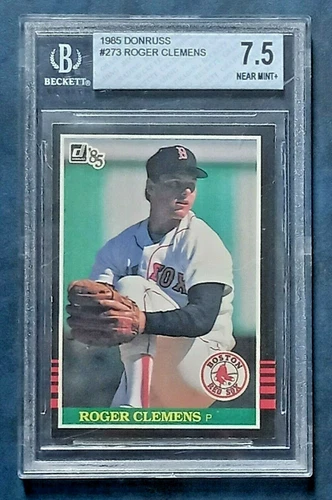 ROGER CLEMENS 1985 DONRUSS BASEBALL #273 BGS 7.5  RC ROOKIE  RED SOX  YANKEES