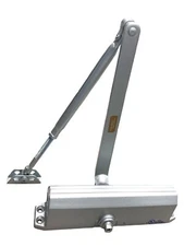 International 8051-TP AL Door Closer, Adjustable Aluminum Finish