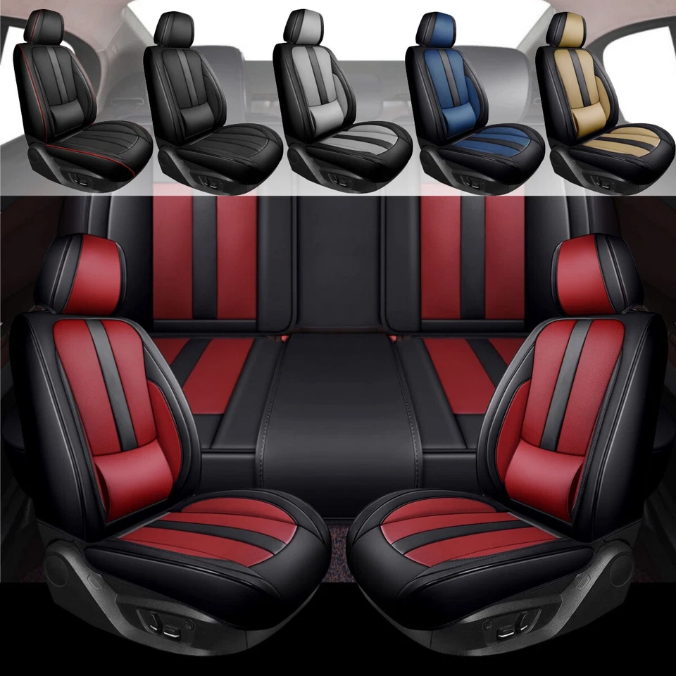 For Acura TLX RDX MDX ILX TSX PU Leather Car Seat Cover Full Set Seats Protector - Изображение 2 из 4