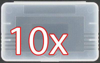 10X Schutz Hülle Spiel Hülle Case Boxen Cartidge Gameboy Advance GBA Spiele
