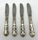 4 Gorham Sterling Silver (.925) Handle Strasbourg 6 1/4" Butter Spreader Knives