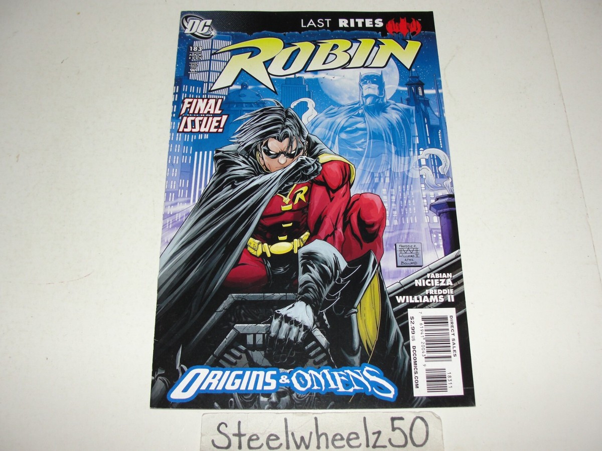 Robin #183 Comic DC 2009 FINAL ISSUE Batman Last Rites Nicieza
