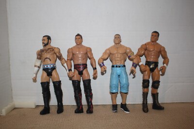 WWE Wrestling Figure Lot, Jon Cena, CM Punk, Mike Mezanin,  Alberto Del Rio,