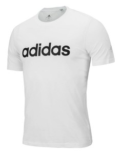 Adidas Men Linear SJ Shirts Training White T-Shirt Run Casual Tee Jersey  GL0058 | eBay