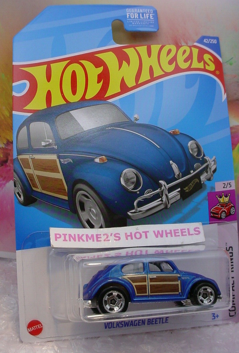 ➽ 2022 Hot Wheels VOLKSWAGEN BEETLE #42 blue VW bug 🚗 COMPACT