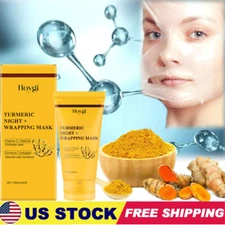 Kojic Acid Turmeric Collagen Night Wrapping Mask, Overnight Mask For Brightening