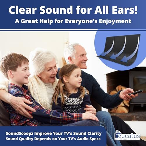 TV Speaker Passive Amplifier Set: Redirect Home Theater Sound Toward You, Not - Picture 8 of 8