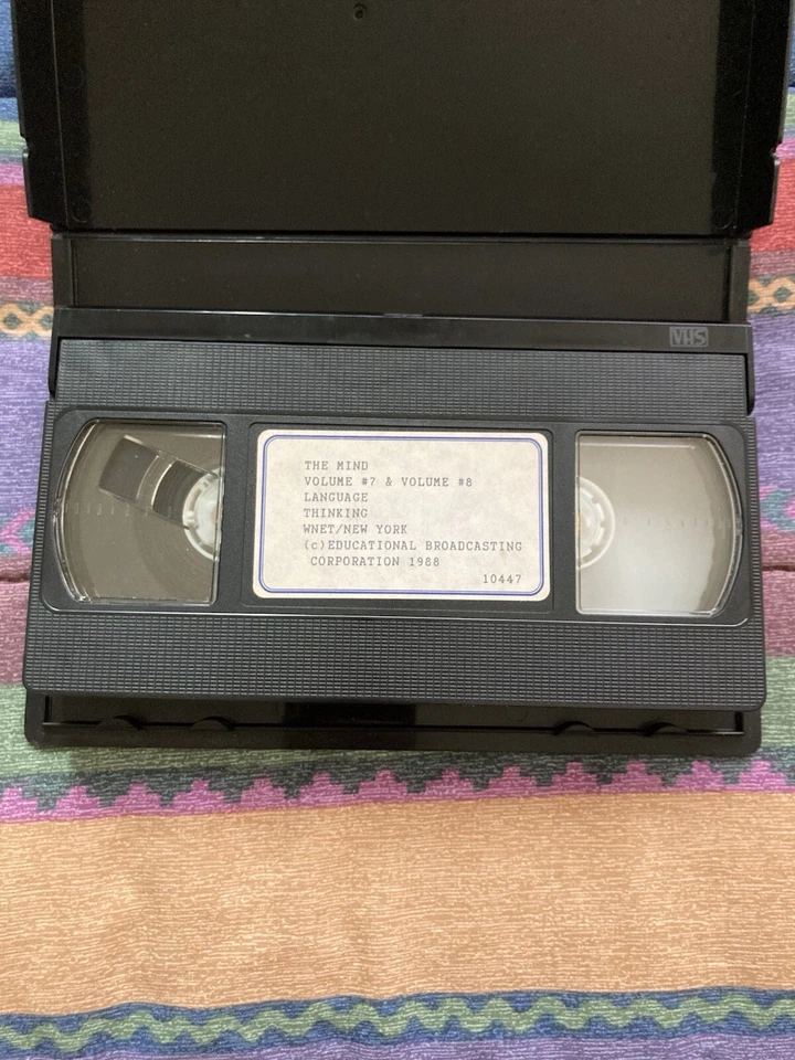 The Mind 1988 VHS WNET BBC Vol 7 & 8 Language & Thinking Cult Educational  - Image 4 of 4
