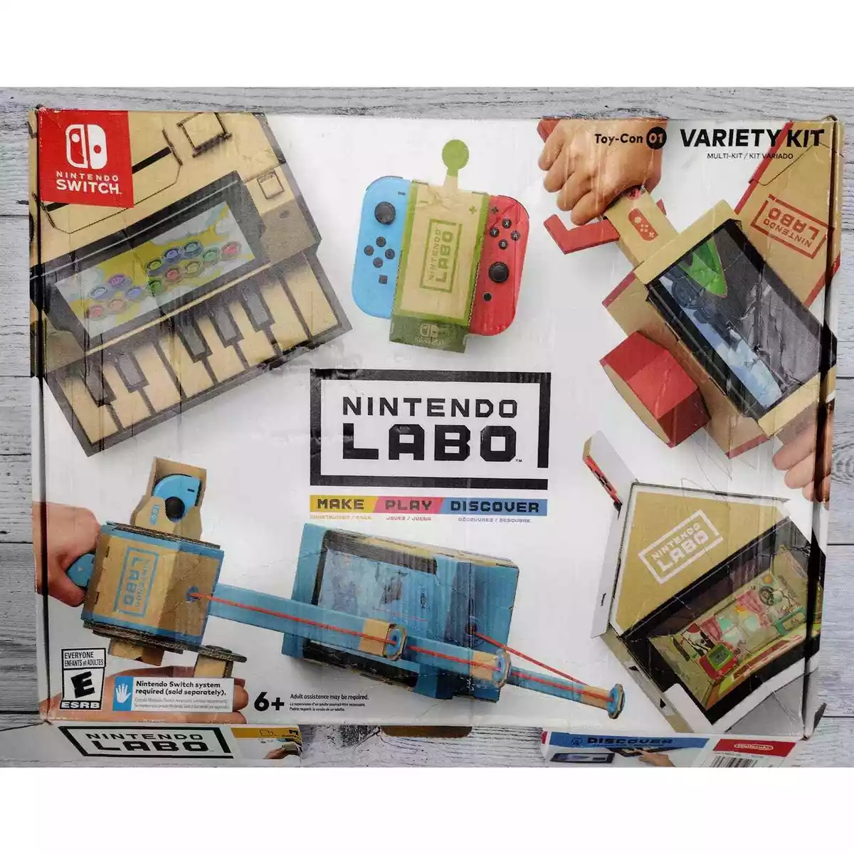 Switch Labo Toy-Con DIY Cardboard! Is. Great Condition! | eBay