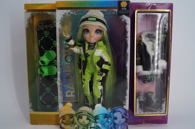 [13522] RAINBOW HIGH Winter Break Modepuppe ''Jade Hunter'' OVP Neu