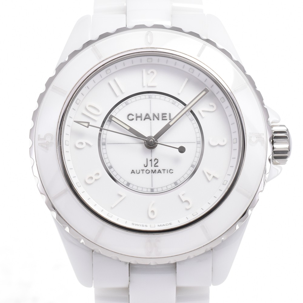 with paper CHANEL J12 phantom H6186 white Dial Automatic Men's Watch J#145033