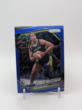 Panini 2025 Prizm WNBA Teaira McCowan Blue Velocity #48 Dallas Wings