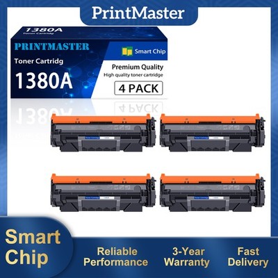 4PK Greencycle W1380A Black Toner Cartridge For HP Laser Jet Pro 3001dw 3001fdw