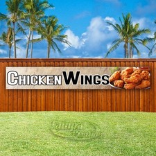 CHICKEN WINGS Advertising Food Restaurant Vinyl Banner Flag Sign USA XL02083