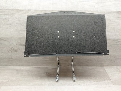 Vintage Schwinn Exercise Bike Black Reading Book Rack Stand w/ Chrome Connectors