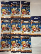 Lot Of 10-- ANGRY BIRDS Star Wars -- Dog Tag Ball Chain Stickers Fun Pack