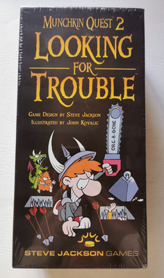 Munchkin Quest 2 Looking for Trouble Brettspiel - SEALED ERSTAUSGABE 2012