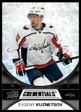 Evgeny Kuznetsov 2021-22 Upper Deck Credentials #37 Washington Capitals