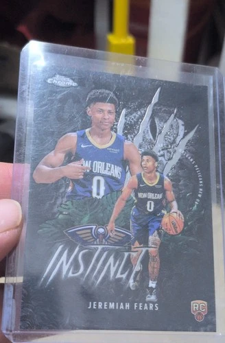 2025 Topps Chrome Jeremiah Fears Refractors (RAW)