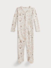 polo ralph lauren Baby Polo Bear Cotton Footed Coverall Size 3M