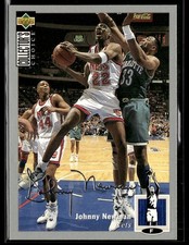 1994-95 Collector's Choice #126 Johnny Newman Silver Signature Card 2702A