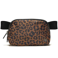 Two Way Zipper Fanny Pack Nylon Everywhere Belt Bag for Women, Water Repellen...