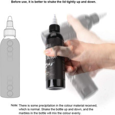 Tattoo Ink Black 4Oz 120Ml USA Standard Concentrated Pigment for Lining