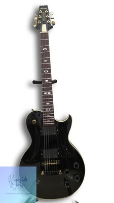 Ariapro II Electric Guitar PE-Black nGold Vintage Style JP