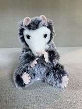 Realistic Opossum Possum Plush Stuffed Animal Toy Forest Wildlife Soft Plushie
