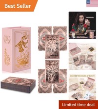 Tarot Cards for Beginners Waterproof with Guide Book Rose Gold