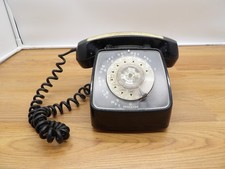 Vintage GTE Automatic Electric Rotary Dial Telephone-FREE SHIPPING   