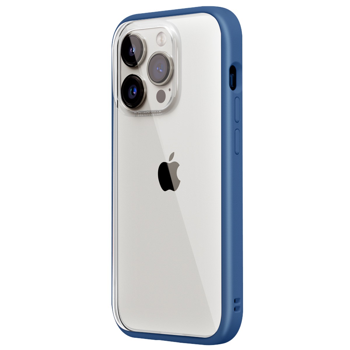 Coque iPhone 14 Pro Max Rhinoshield Mod NX bleue rigide bumper interchangeable - 2