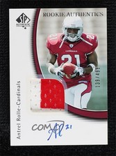 2005 SP Authentic Rookie Authentics 139/499 Antrel Rolle #239 Auto 07r2