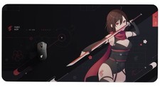YUKI AIM 2023 DROP 1 KATANA LARGE Mouse pad LIMITED Black size 500 500 NEW