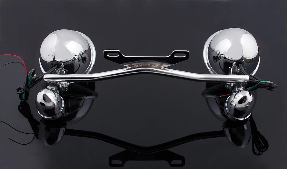 Driving Passing Turn Signal Spot Light Bar For Honda Yamaha Suzuki Kawasaki - Image 3 of 4