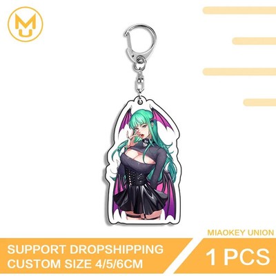 Morrigan Aensland Key Chains Advance Guard For Backpack Clothes Hat Jewelry