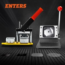2 2" Square Fridge Magnet Maker Machine 50 50mm DIY Photo Magnet Making KIT