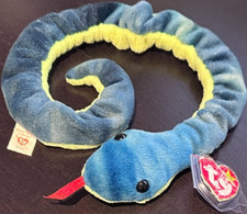 TY. Beanie Baby "Hissy". Hang Tag In Bad Shape, Tush Tag Intacted. DOB: 1997