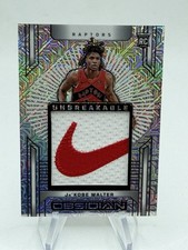 2024-25 Panini Obsidian Unbreakable Materials #UM-JKW Ja'Kobe Walter 1/1 Swoosh