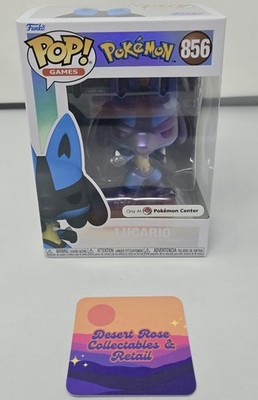 Funko Pop! Lucario Pearlescent Pokemon Center Exclusive #856 New