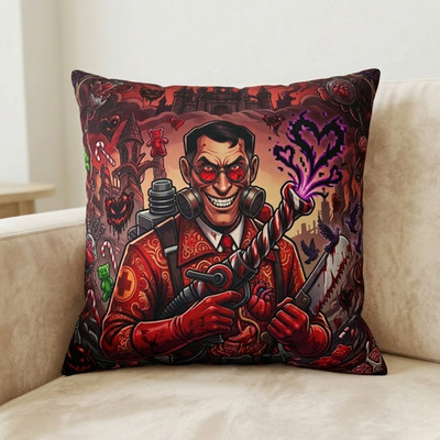 TF2 Medic Pillow Case Team Fortress 2 Gamer Gift Cushion Cover Multiple Sizes