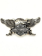 Vintage Harley Davidson Eagle Wings Bar and Shield Belt Buckle -2005