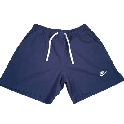 Nike Club Shorts Men Small Standard Fit Above The Knee Blue Twill DX0619-410