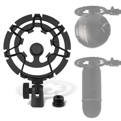 Geekria Shock Mount Mic Holder for Blue Yeti X / Yeticaste / Snowball Ice