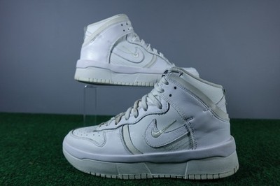 Nike Dunk High Up Shoes Womens Size 9 White High Top Sneakers DH3718-100