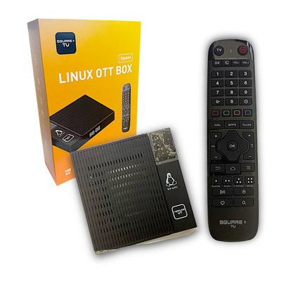 2026 Latest 4k Voidz Square Linux OTT Streaming Tv Box | 1|8GB 