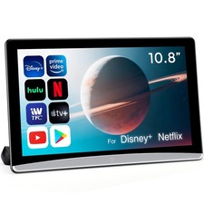 10.8" Android Car TV Headrest Monitor for Back Seat,Portable Rear Entertainment